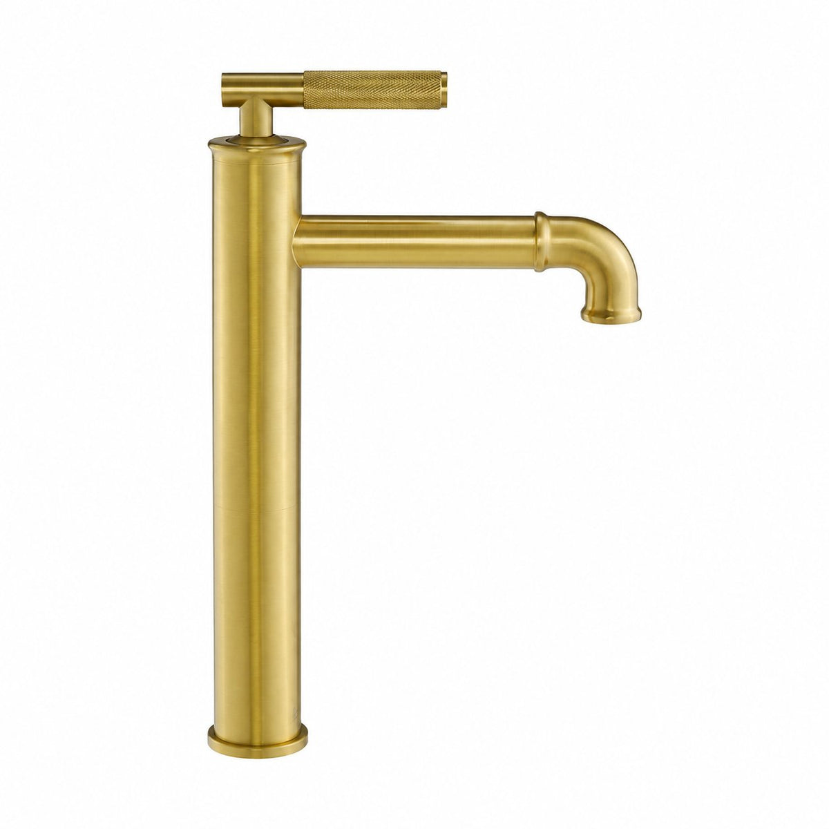 Avallon monotrou, monocommande Sleek, High Arc mitigeur de lavabo – finition or brossé