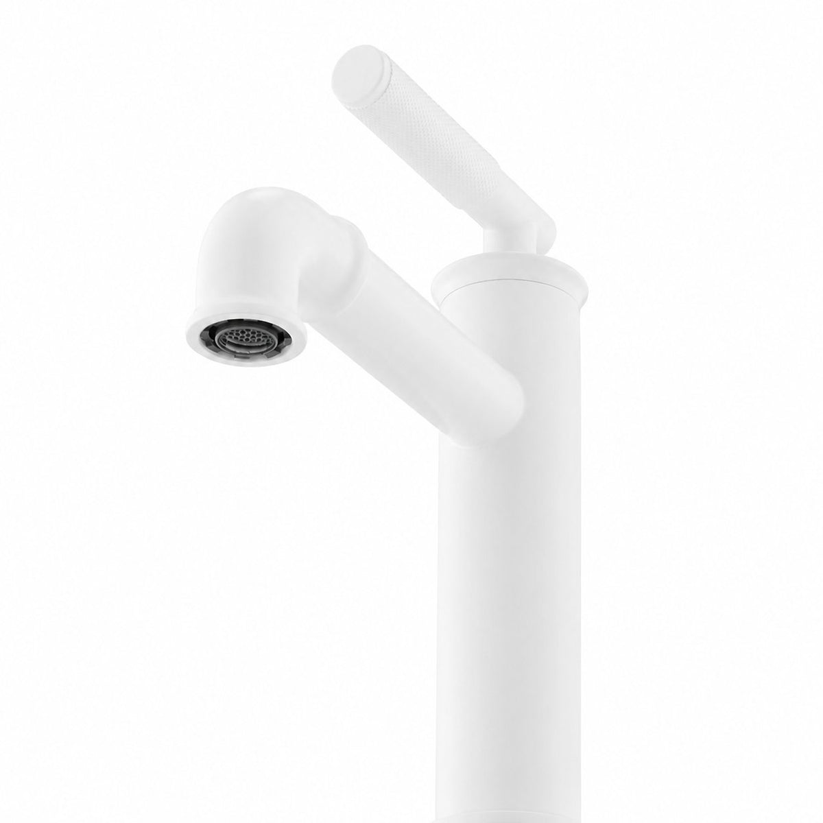 Avallon monotrou, monocommande Sleek, mitigeur de lavabo – finition blanc mat
