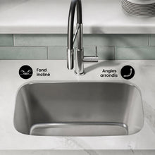 Toulouse 68,6 × 45,7 cm acier inoxydable, simple Basin, Undermount évier de cuisine