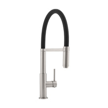 Troyes Poignée unique, Pull-Down mitigeur de cuisine – finition nickel brossé