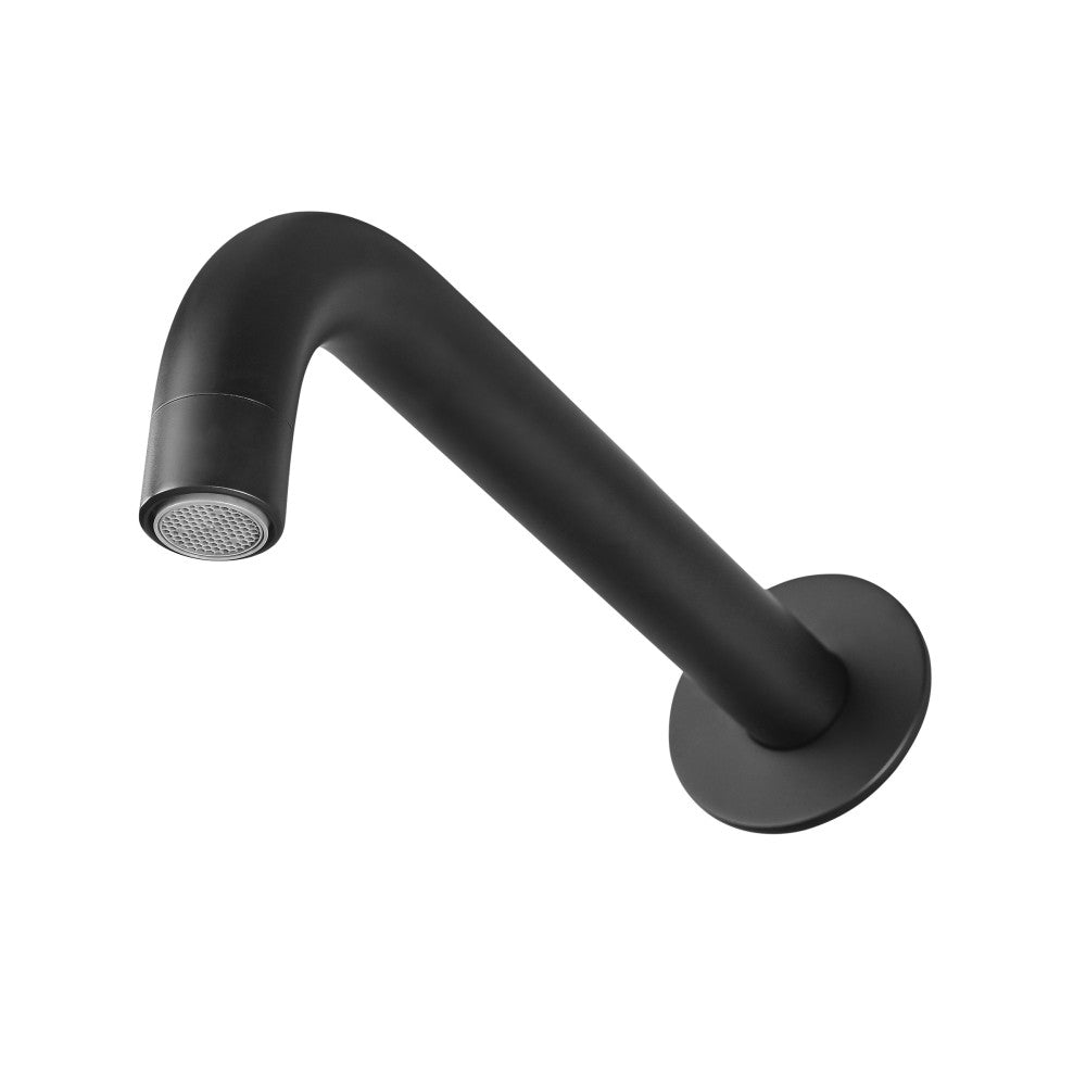 Ivy monocommande mural mitigeur de lavabo – finition noir mat