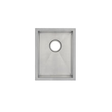 Tourner 35,6 × 45,7 cm acier inoxydable, simple Basin, Undermount évier de cuisine