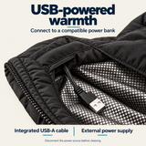 Heated Gilet for Men & Women – 9 Heating Zones