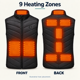 USB Heated Gilet for Men & Women – 2, 9, 11 or 21 Zones