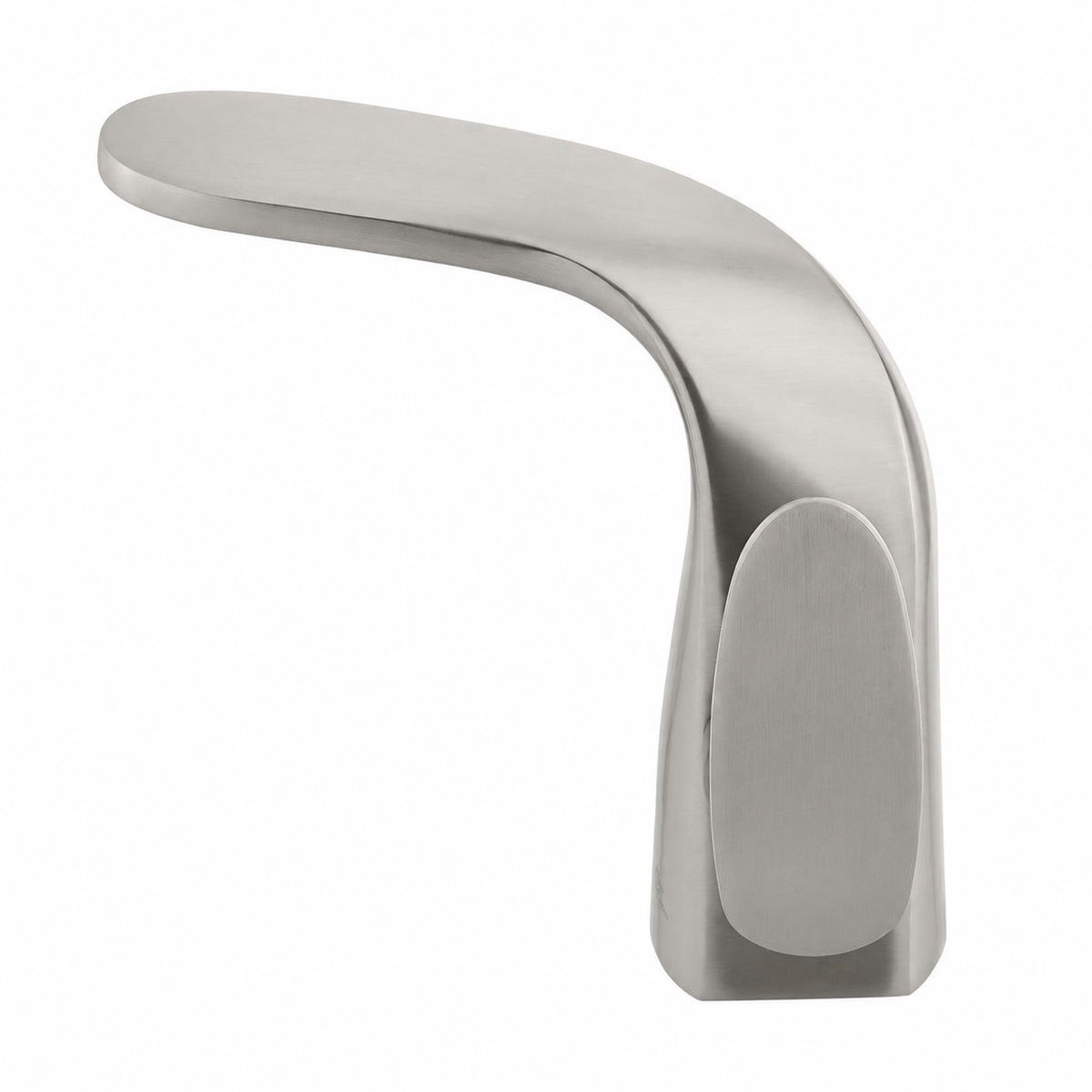 Chateau monotrou, monocommande, mitigeur de lavabo – finition nickel brossé