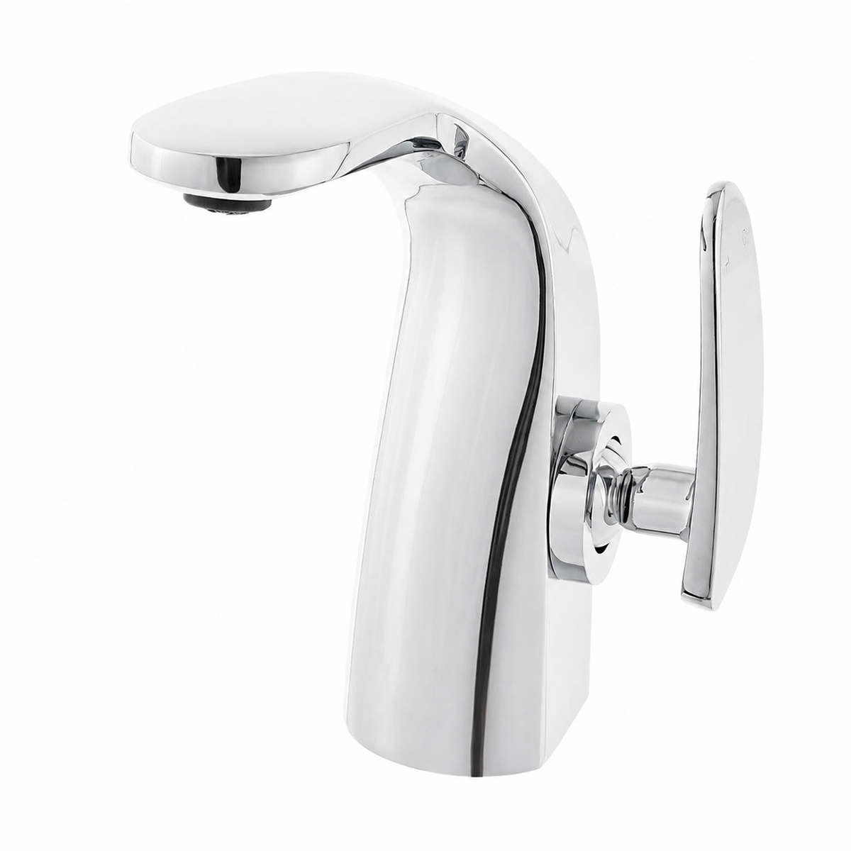 Chateau monotrou, monocommande, mitigeur de lavabo – finition Chrome