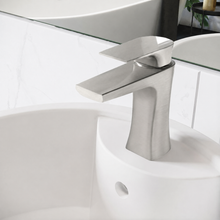 Monaco — Mitigeur de lavabo, nickel brossé