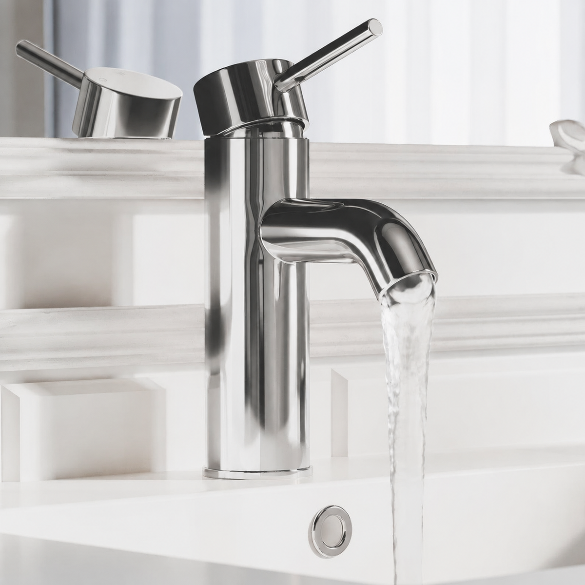 Ivy — Mitigeur de lavabo monotrou, chromé