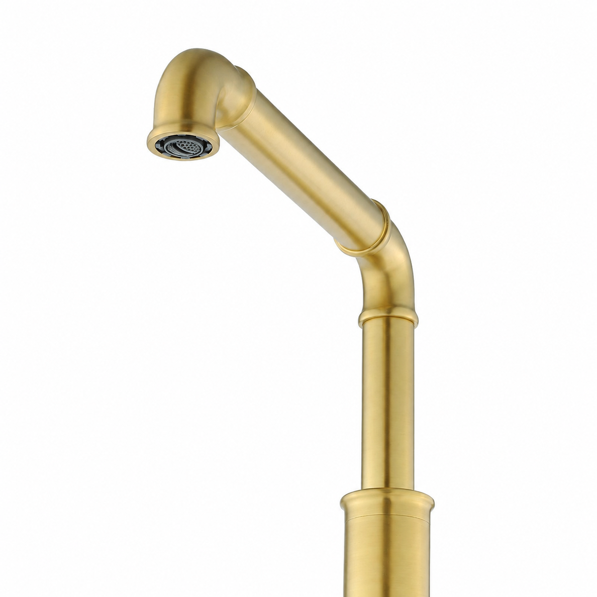 Avallon 20,3 cm. Widespread, Sleek Handle, mitigeur de lavabo – finition or brossé