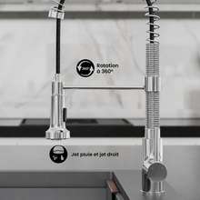 Nouvet — Mitigeur de cuisine avec douchette extractible, chrome
