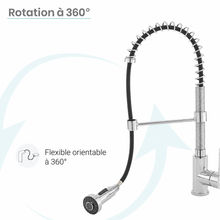 Nouvet — Mitigeur de cuisine avec douchette extractible, chrome