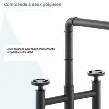 Avallon Pro Widespread mitigeur de cuisine avec Side Sprayer – finition noir mat