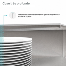 Rivage 83,8 × 48,3 cm simple Basin Undermount Kitchen Workstation vasque