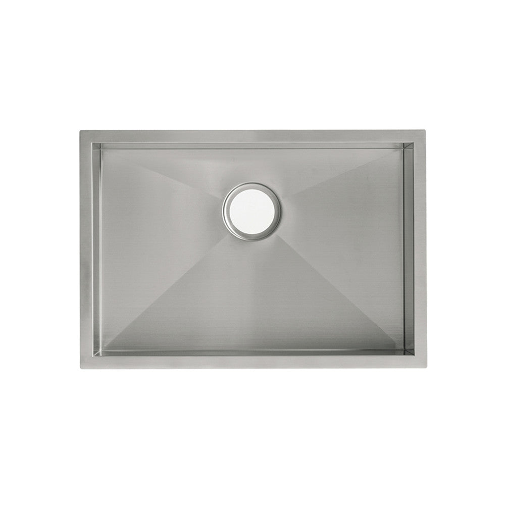 Tourner 68,6 × 48,3 cm acier inoxydable, simple Basin, Undermount évier de cuisine