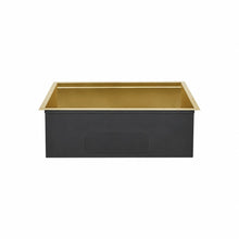 Tourner 76,2 × 48,3 cm acier inoxydable, simple Basin, Undermount Kitchen Workstation vasque – finition or