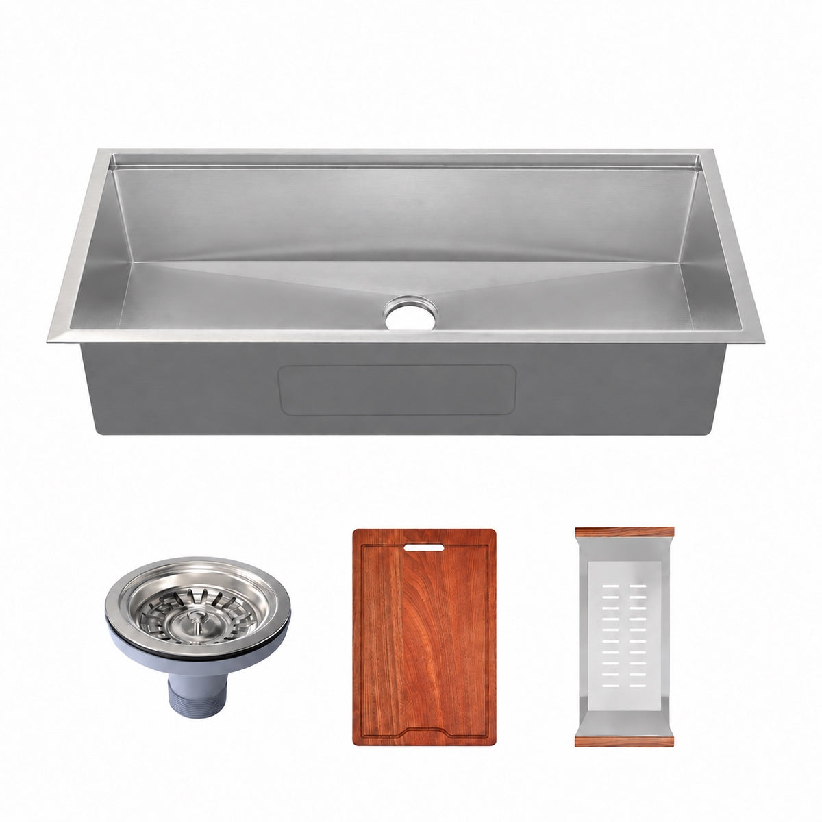 Rivage 114,3 × 48,3 cm simple Basin Undermount Kitchen Workstation vasque