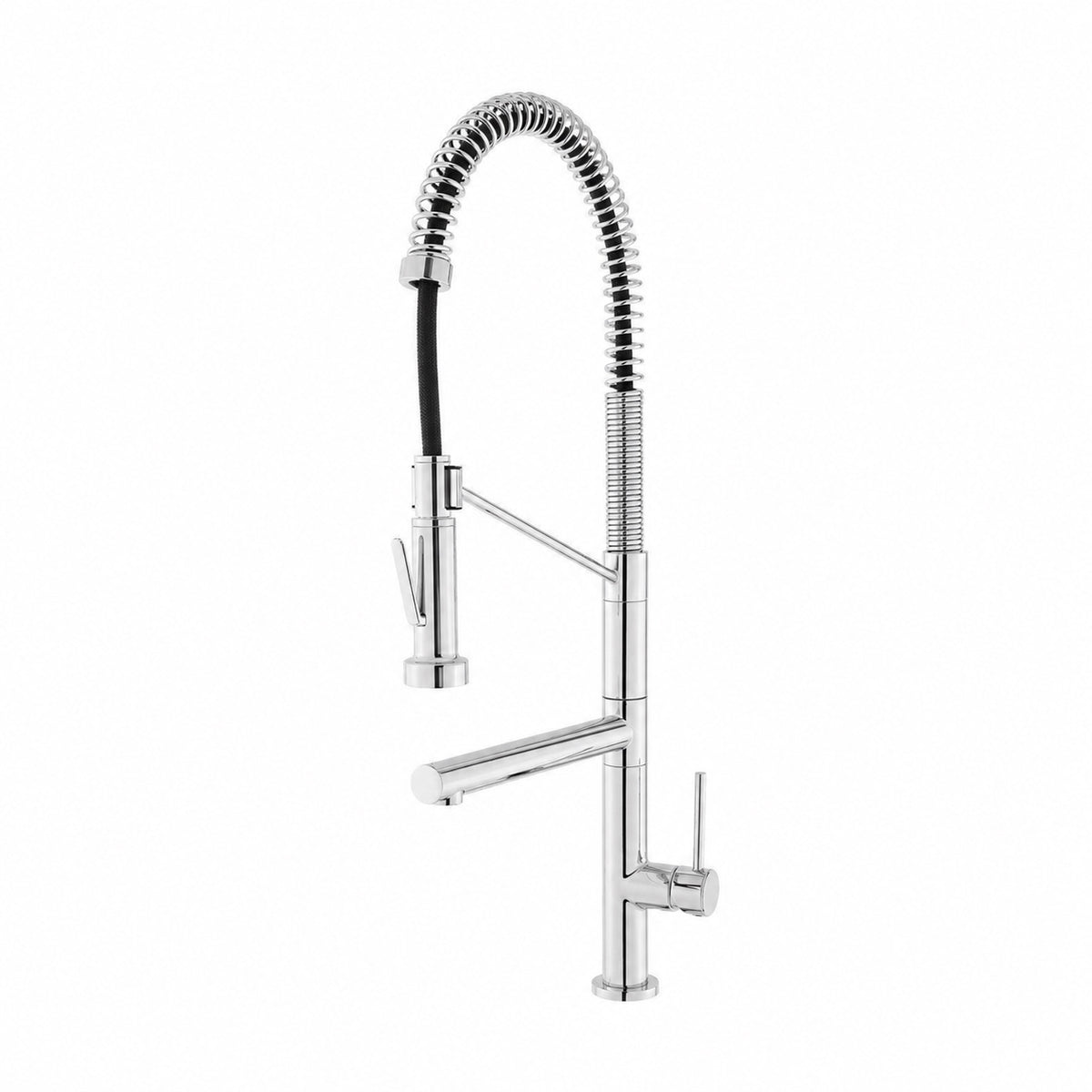 Nouvet Poignée unique, Pull-Down mitigeur de cuisine avec Pot Filler – finition Chrome