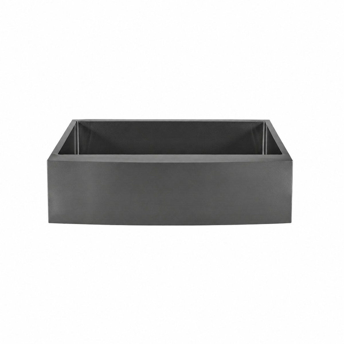 Rivage 83,8 × 53,3 cm acier inoxydable, simple Basin, Farmhouse évier de cuisine avec Apron – finition noir