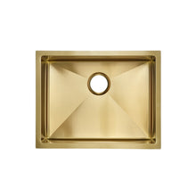 Rivage 58,4 × 45,7 cm acier inoxydable, simple Basin, Undermount évier de cuisine, or