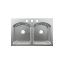 Ouvert 83,8 × 55,9 cm acier inoxydable, Dual Basin, Top-Mount évier de cuisine