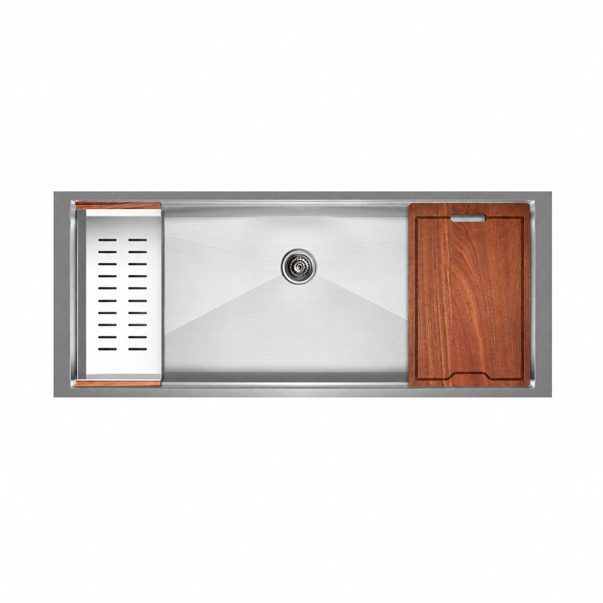 Rivage 114,3 × 48,3 cm simple Basin Undermount Kitchen Workstation vasque