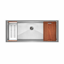 Rivage 114,3 × 48,3 cm simple Basin Undermount Kitchen Workstation vasque