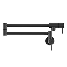 Ivy Retractable mural Pot Filler – finition noir mat