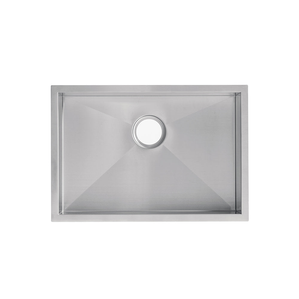 Tourner 66 × 45,7 cm acier inoxydable, simple Basin, Undermount évier de cuisine