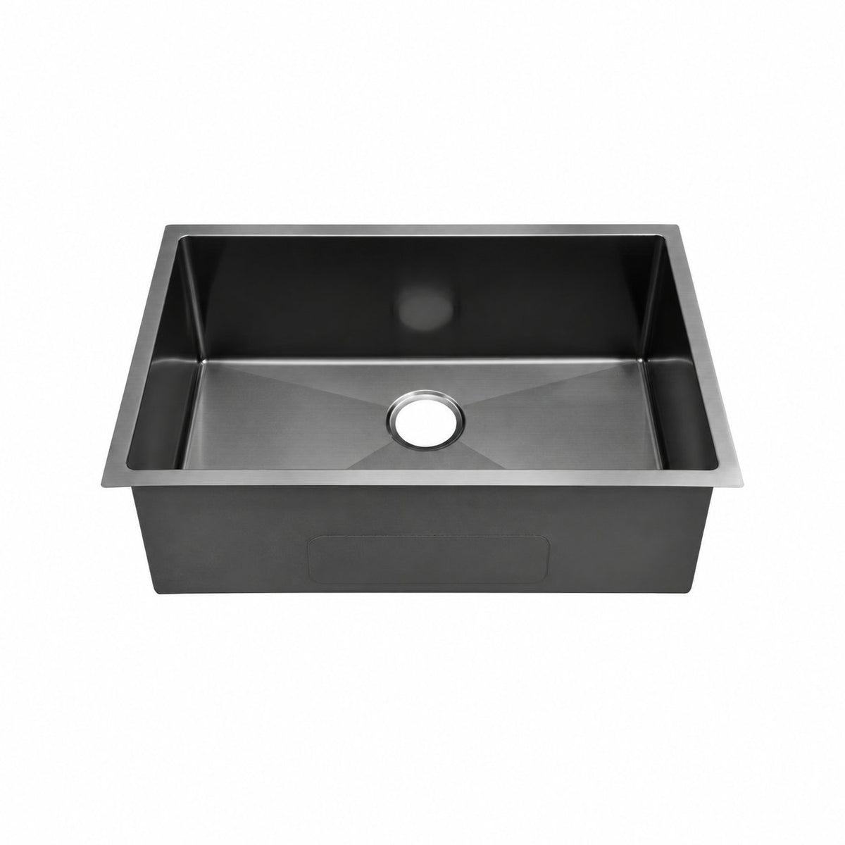 Rivage 76,2 × 45,7 cm acier inoxydable, simple Basin, Undermount évier de cuisine,noir