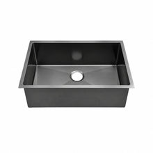 Rivage 76,2 × 45,7 cm acier inoxydable, simple Basin, Undermount évier de cuisine,noir