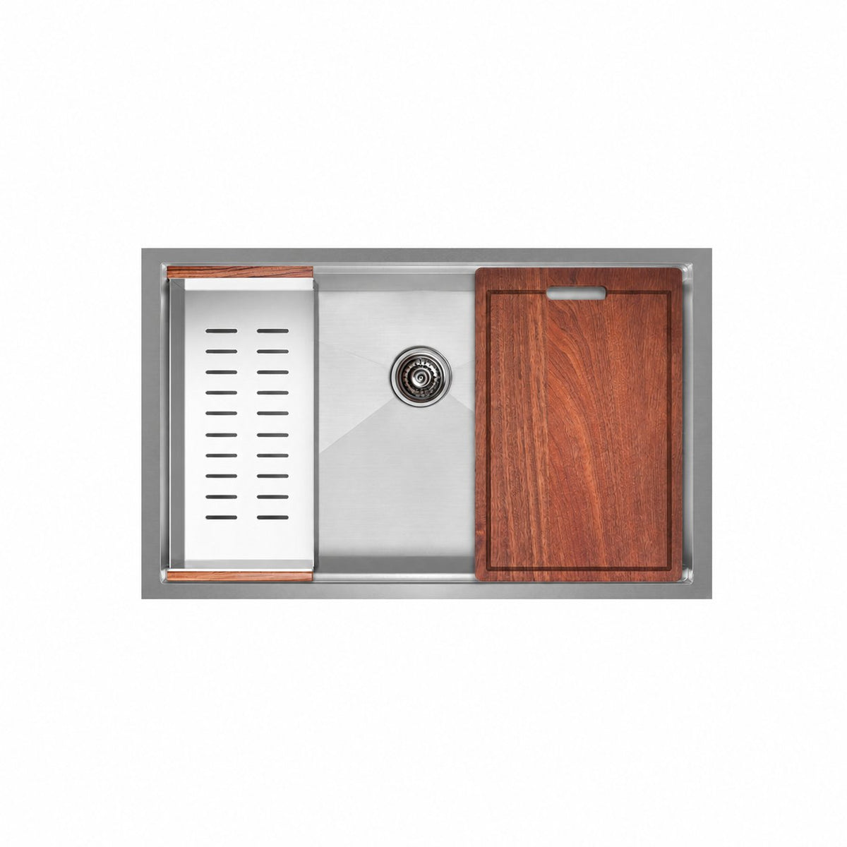 Rivage 81,3 × 48,3 cm simple Basin Undermount Kitchen Workstation vasque