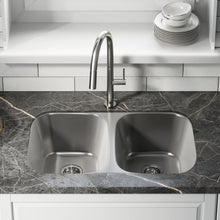Toulouse 73,7 × 45,7 cm acier inoxydable, Dual Basin, Undermount évier de cuisine