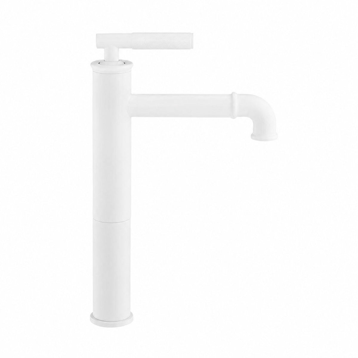 Avallon monotrou, monocommande Sleek, High Arc mitigeur de lavabo – finition blanc mat