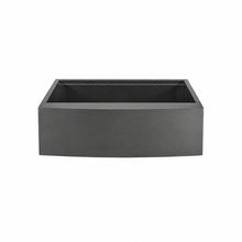 Tourner 83,8 × 55,9 cm acier inoxydable, simple Basin, Farmhouse Kitchen Workstation vasque avec Apron – finition noir