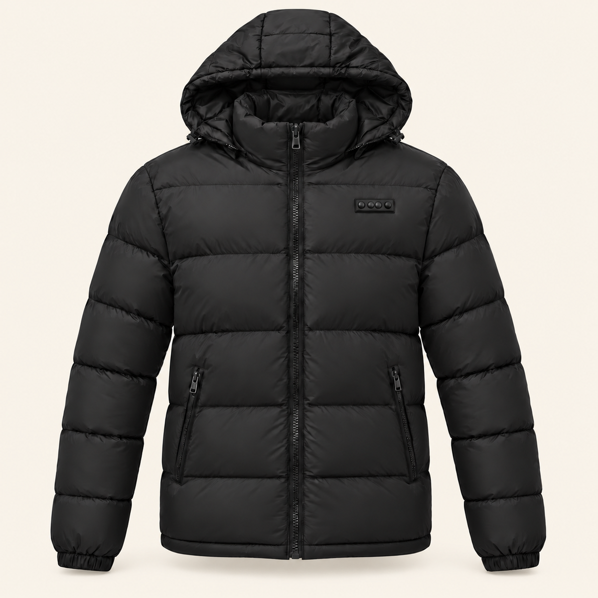 USB Heated Padded Jacket — 17 Zones, Four Controls