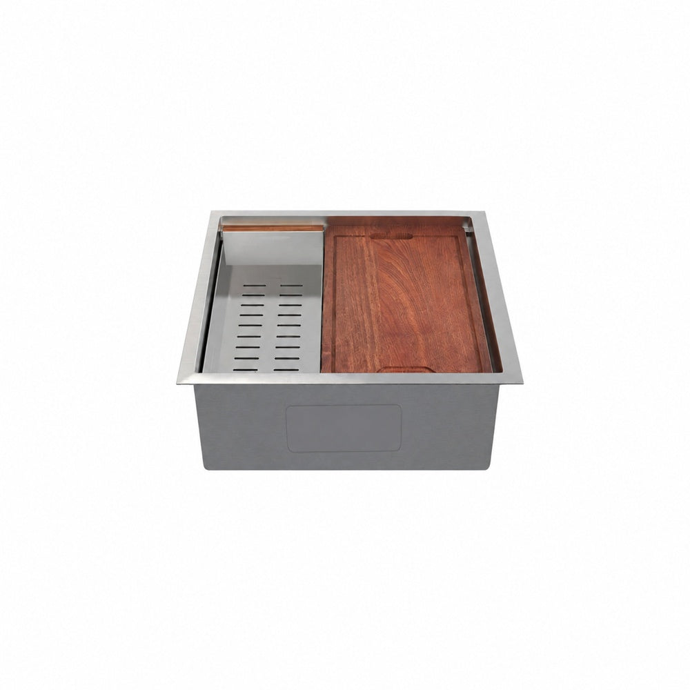 Rivage 55,9 × 48,3 cm simple Basin Undermount Kitchen Workstation vasque