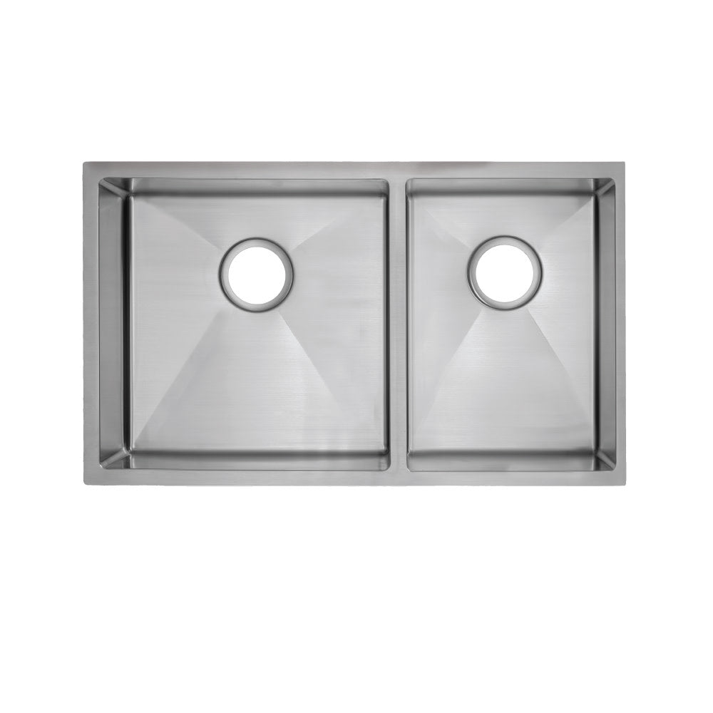 Rivage 83,8 × 50,8 cm acier inoxydable, Dual Basin, Undermount évier de cuisine