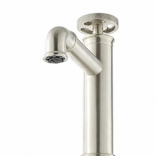 Avallon monotrou, monocommande Wheel, mitigeur de lavabo – finition nickel brossé