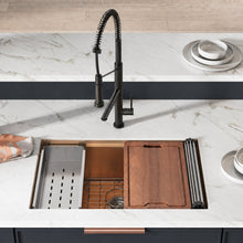 Tourner 76,2 × 48,3 cm acier inoxydable, simple Basin, Undermount Kitchen Workstation vasque – finition Rose or