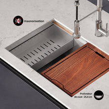 Rivage 68,6 × 48,3 cm simple Basin Undermount Kitchen Workstation vasque