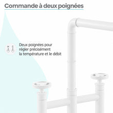 Avallon Pro Widespread mitigeur de cuisine avec Side Sprayer – finition blanc mat