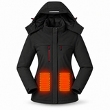 Women’s Heated Hooded Jacket – Lightweight Colour Trail
