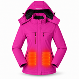 Women’s Heated Hooded Jacket – Lightweight Colour Trail