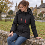 Women’s Heated Hooded Jacket – Lightweight Colour Trail