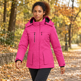 Women’s Heated Hooded Jacket – Lightweight Colour Trail