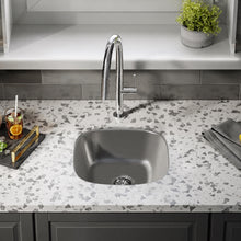 Toulouse 40,6 × 40,6 cm acier inoxydable, simple Basin, Undermount évier de cuisine