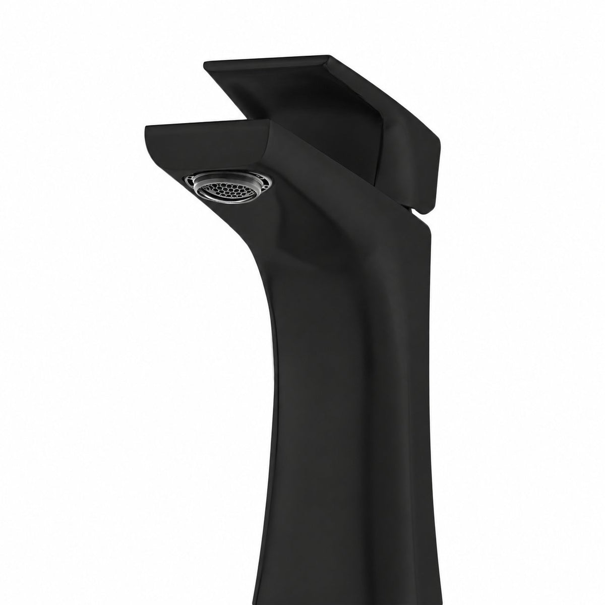 Monaco monotrou, monocommande, mitigeur de lavabo – finition noir mat