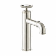 Avallon monotrou, monocommande Wheel, mitigeur de lavabo – finition nickel brossé