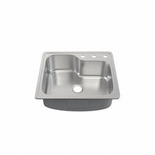 Ouvert 63,5 × 55,9 cm acier inoxydable simple Basin Top-Mount évier de cuisine