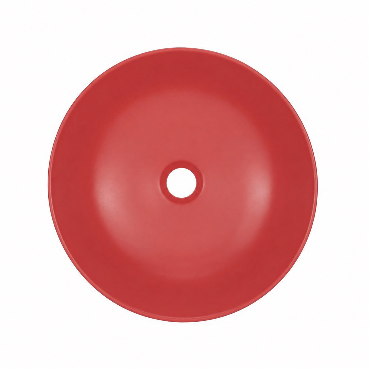 Classe 16 céramique vasque – finition rouge mat